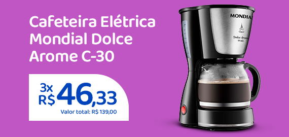 Ofertas da semana - Cafeteira Elétrica Mondial