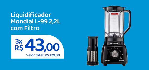 Ofertas da semana - Liquidificador Mondial L-99 2,2L