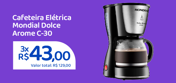 Ofertas da semana - Cafeteira Elétrica Mondial Dolce Arome C-30