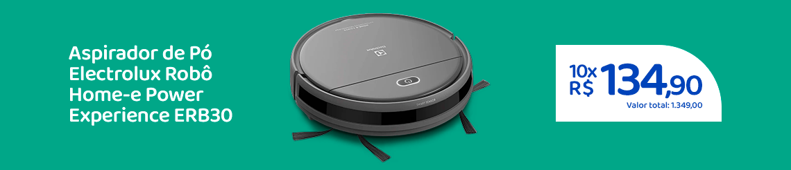 Ofertas da semana - Aspirador de Pó Electrolux Robô