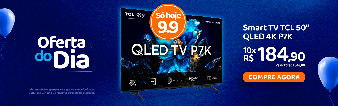 Oferta do Dia - 09/09 Smart TV TCL