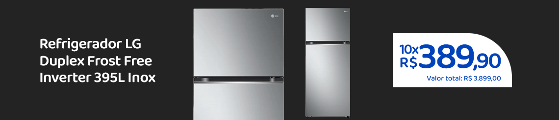 Ofertas da semana - Refrigerador LG Inverter 395L