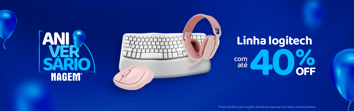 Ofertas Aniversário - Logitech