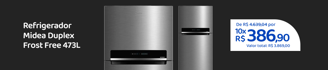 Ofertas da semana - Refrigerador Midea Duplex
