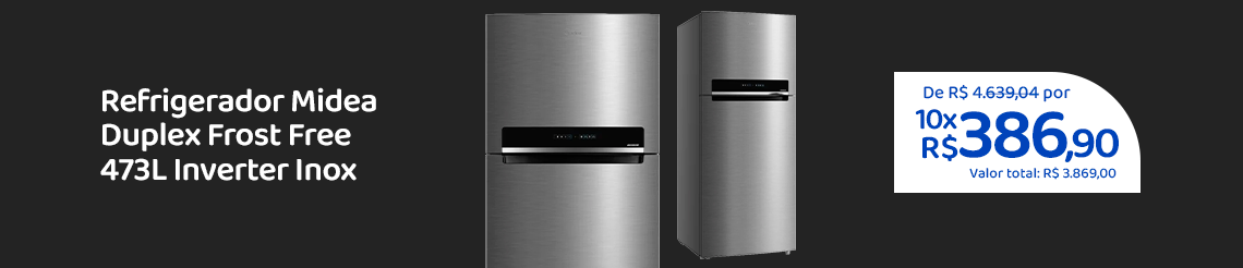 Ofertas da semana - Refrigerador Midea Duplex