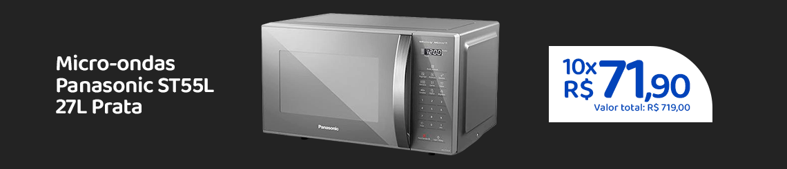 Ofertas da semana - Micro-ondas Panasonic ST55L 27L