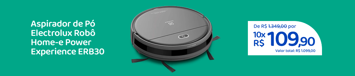 Ofertas da semana - Aspirador de Pó Electrolux Robô