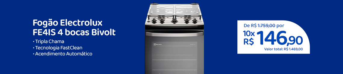 Ofertas da semana - Fogão Electrolux FE4IS 4
