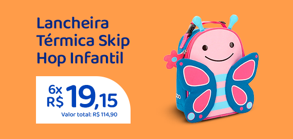 Ofertas da semana - Lancheira Térmica Skip Hop