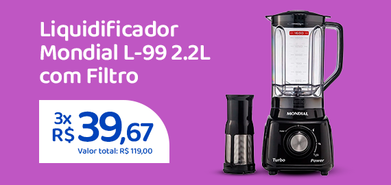 Ofertas da semana -  Liquidificador Mondial