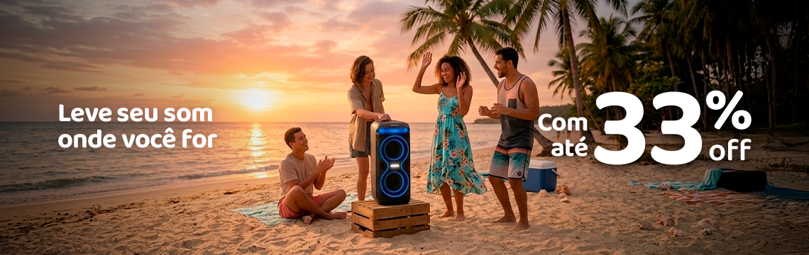 Ofertas das Mães - caixa de som
