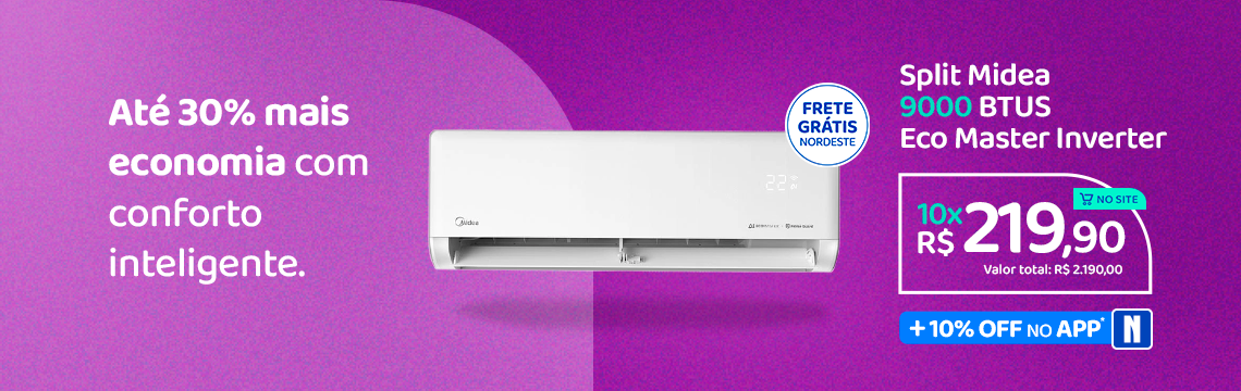 Ofertas da semana - Split Midea AI Ecomaster