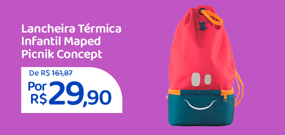 Ofertas da semana - Lancheira Térmica Infantil Maped