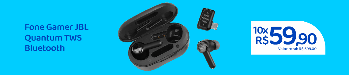 Ofertas da semana - Fone Gamer JBL Quantum TWS
