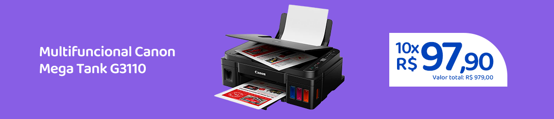 Ofertas da semana - Multifuncional Canon G3110