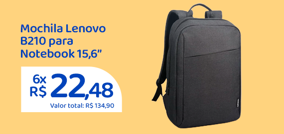 Ofertas da semana - Mochila Lenovo B210