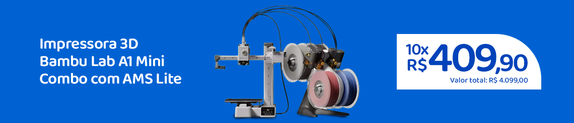 Ofertas da semana - Impressora 3D Bambu Lab A1 Mini Combo com AMS Lite