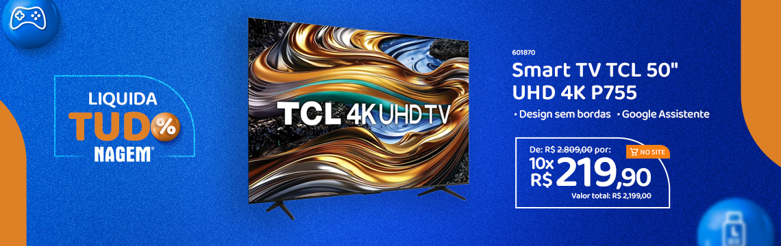 Campanha - Smart TV TCL 50