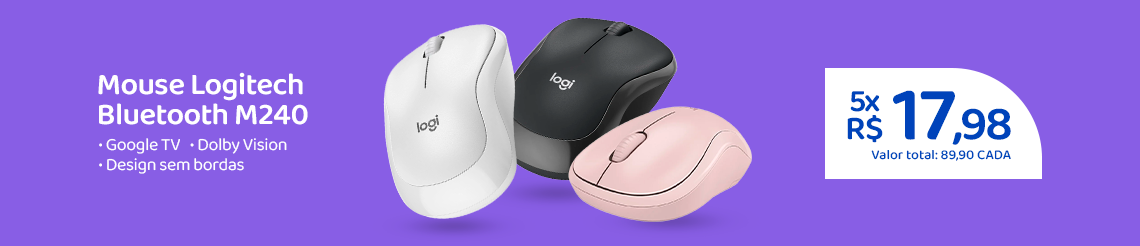 Ofertas da semana - Mouse Logitech Bluetooth M240