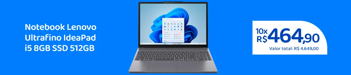 Ofertas da semana - Notebook Lenovo i5 8GB