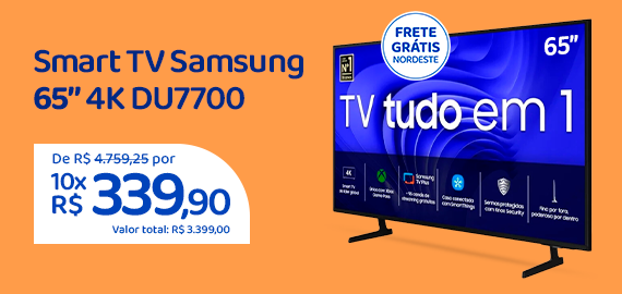 Oferta da semana - Smart tv Samsung