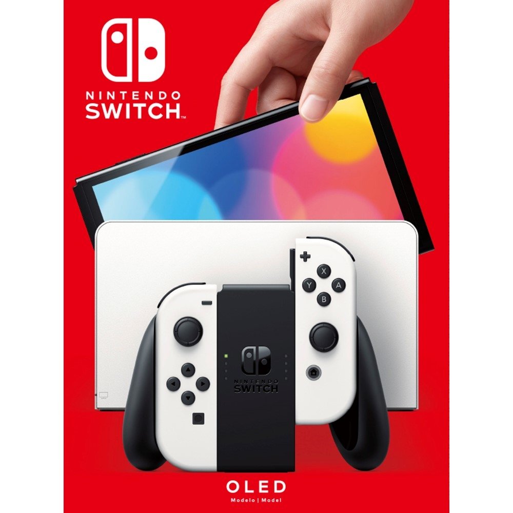 Nintendo Switch Oled - Branco - Modelo Nacional - Nova Era Games e  Informática