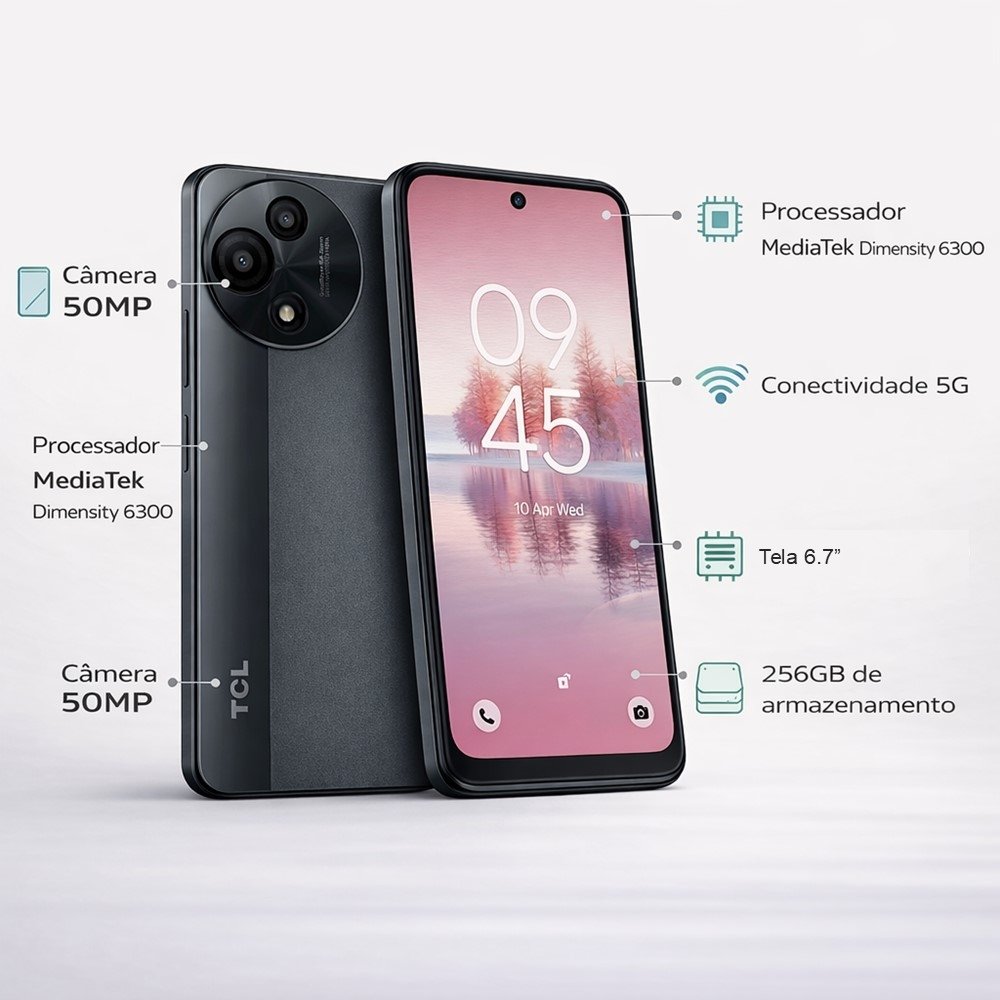 Smartphone TCL 60SE NXTPAPER 5G 256GB | TCL | Nagem