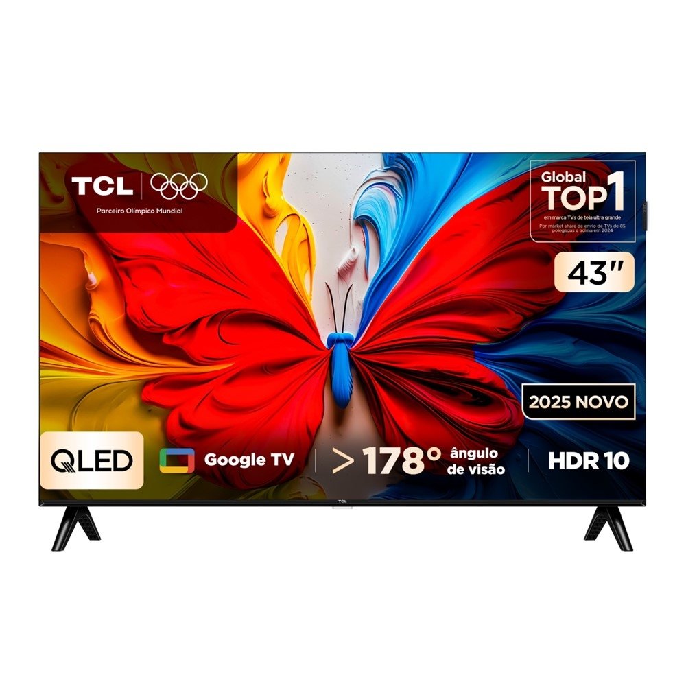 TCL 43インチ 4K QLED スマート液晶テレビ Smart TV TCL 43