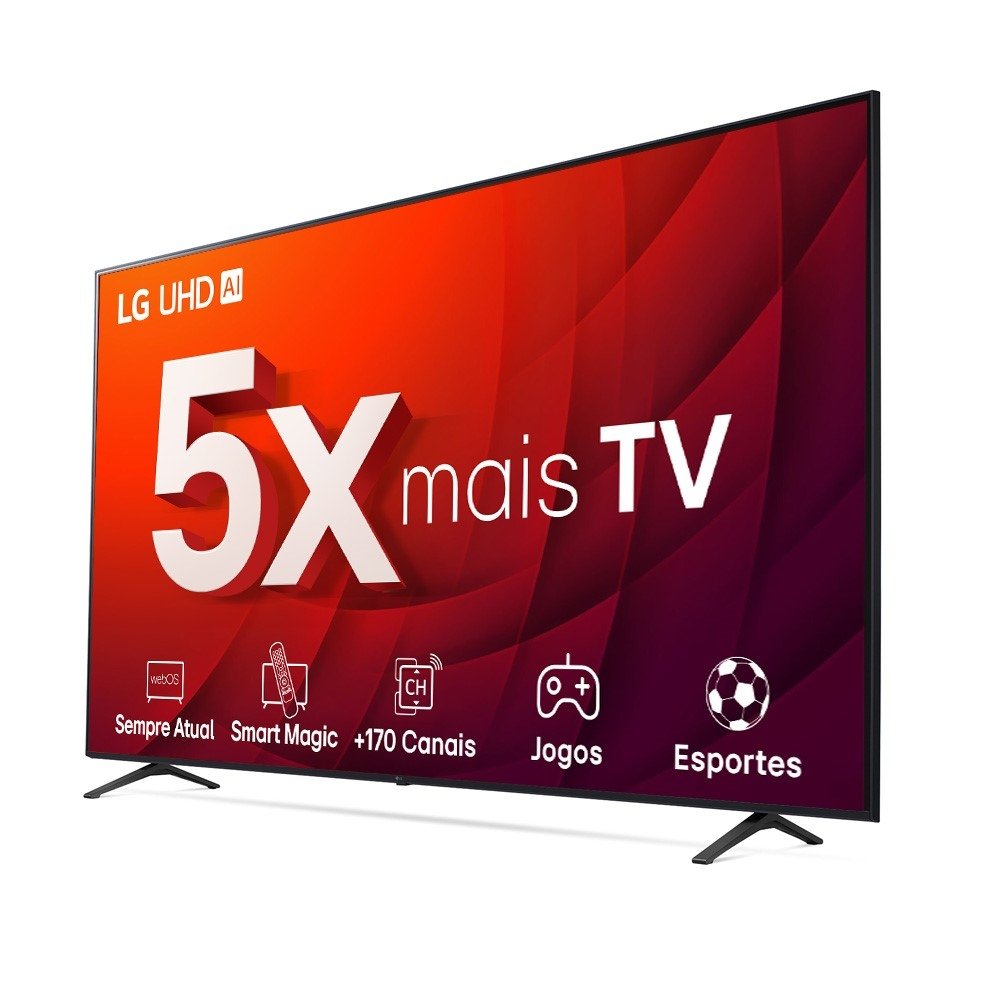 Smart TV LG 65 65UR8750 4K UHD ThinQ AI HDR Bluetooth Alexa Google  Assistente Airplay2, Eletrônicos - NAGEM