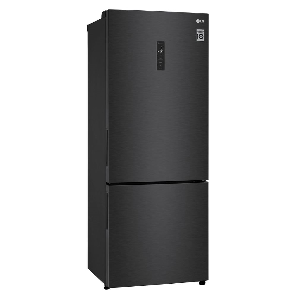 Refrigerador LG Bottom Freezer Inverse B569 451 Litros Black GC