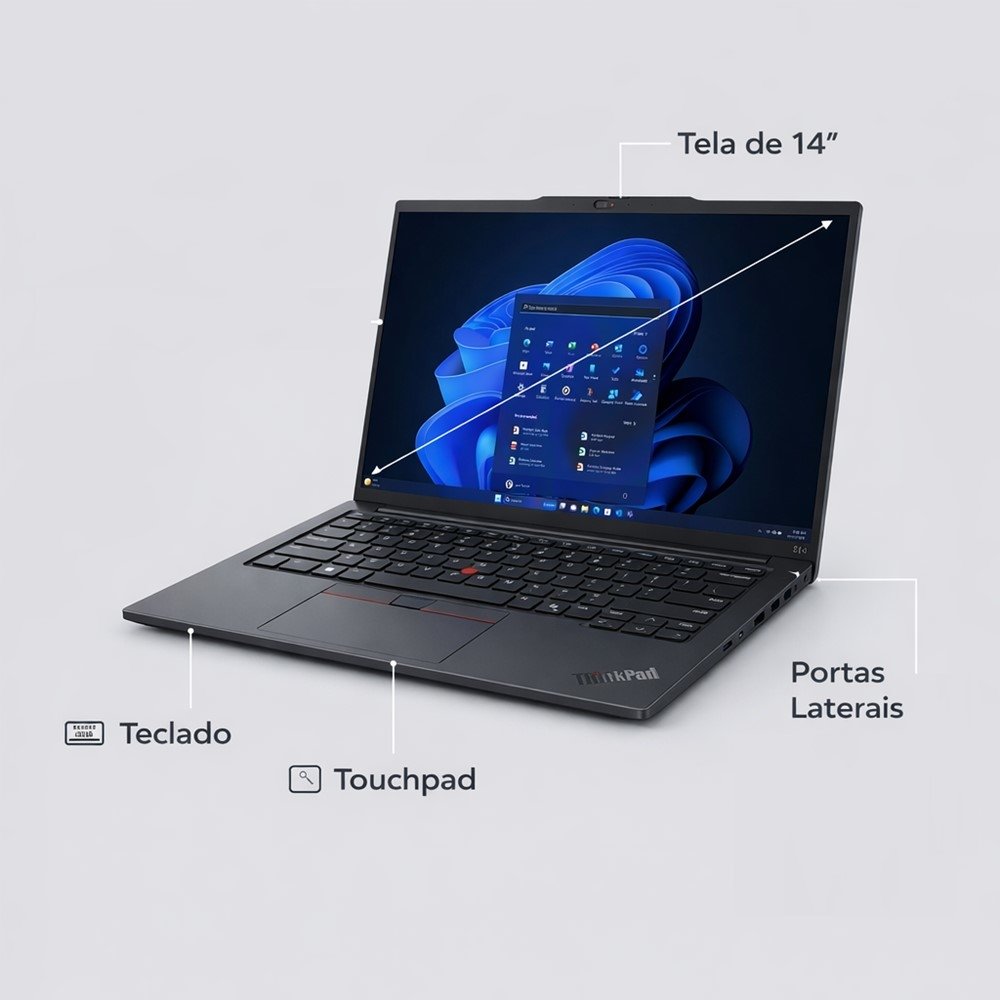 Notebook Lenovo ThinkPad E14 Gen 6 AMD Ryzen 5 7535U 16GB SSD