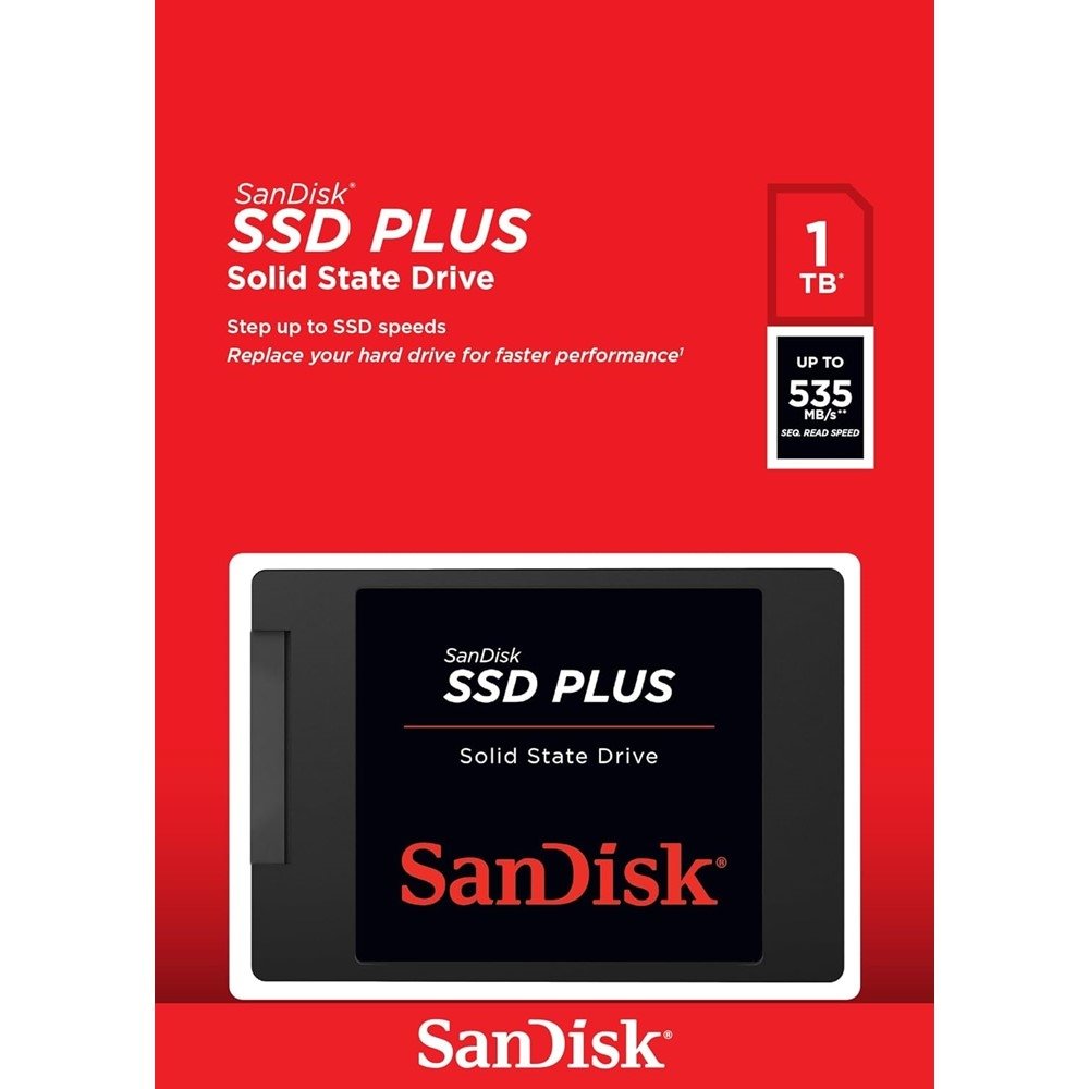 SanDisk SSD PLUS 内蔵型SSD2TB SSD Sandisk Plus 1TB SATA III 2,5