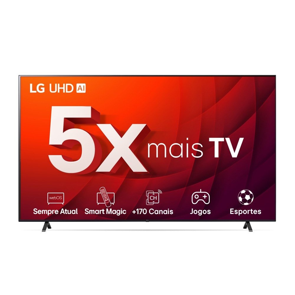 Smart TV LG 65 65UR8750 4K UHD ThinQ AI HDR Bluetooth Alexa Google  Assistente Airplay2, Eletrônicos - NAGEM