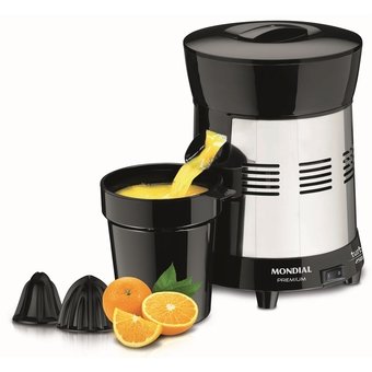 Extrator de Frutas Mondial Premium Turbo E-10 250W Preto Bivolt