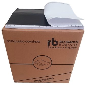 Formulário Contínuo Rio Branco 240x140 3 Vias Branco Razão 3079