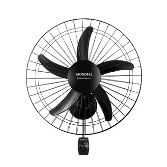 Ventilador de Parede Mondial Turbo Pro 5 Pás 50cm NVP-PRO-50 Preto 220V