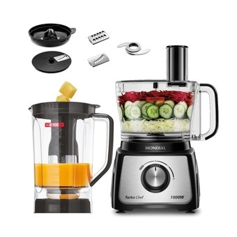 Processador de Alimentos Turbo Chef Mondial 7 em 1 220V