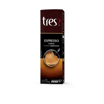 Cápsula Tres Corações Espresso Forza com 10 Unidades