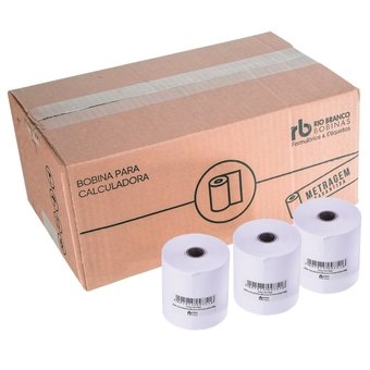 Imagem do produto Bobina para Calculadora Branca 57mm x 3...