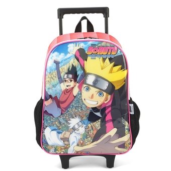 Mochila Luxcel com Rodas Boruto Vermelha