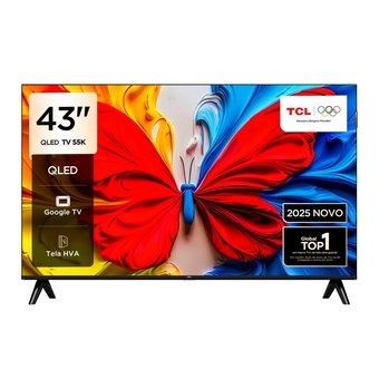 Imagem do produto Smart TV TCL 43" QLED FHD 43S5K Google...