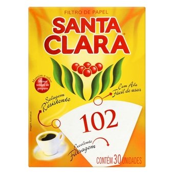Filtro de Papel Santa Clara N&ordm; 102 Caix...