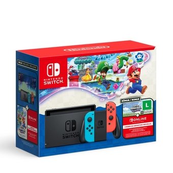 Console Nintendo Switch Azul e Vermelho...
