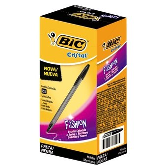 Caneta Esferogr&aacute;fica Bic Cristal Fashio...