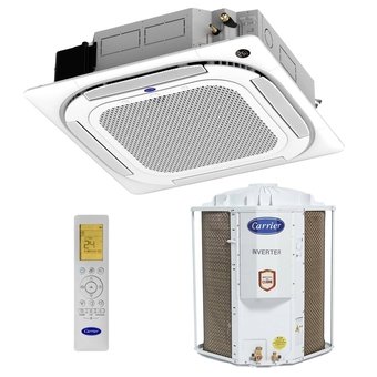 Ar Condicionado Carrier Split Cassete 48000btus Inverter 4 Vias Frio 220V