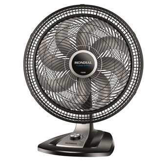 Ventilador de Mesa Mondial Turbo 8 Pás 50cm VTX50 Preto 220V