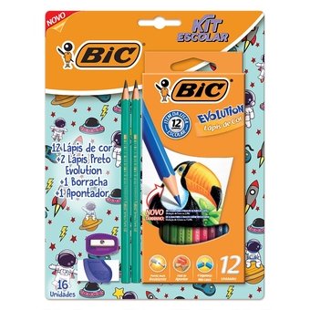 Imagem do produto Lápis de Cor Bic Evolution 12 Cores + 2...