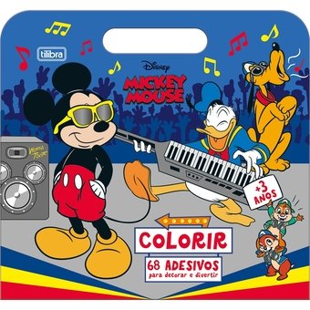Álbum Colorir Maleta Mickey com 8 Folhas