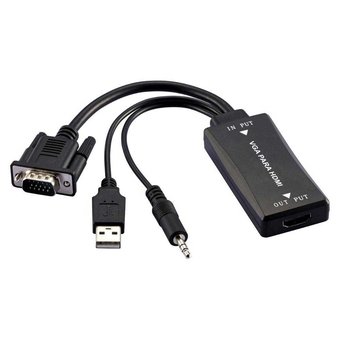 Cabo Conversor Multilaser VGA Macho HDMI Fêmea WI280