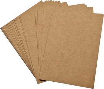 Papel Kraft Reciclado Jandaia 66cm x 96cm 80g/m² 100 Folhas